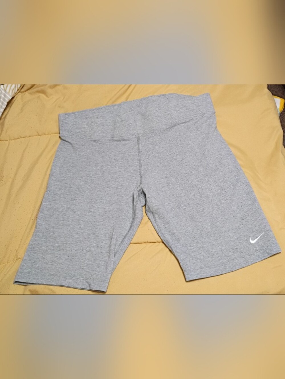 Nike Women's Gray Athletic Bike Shorts